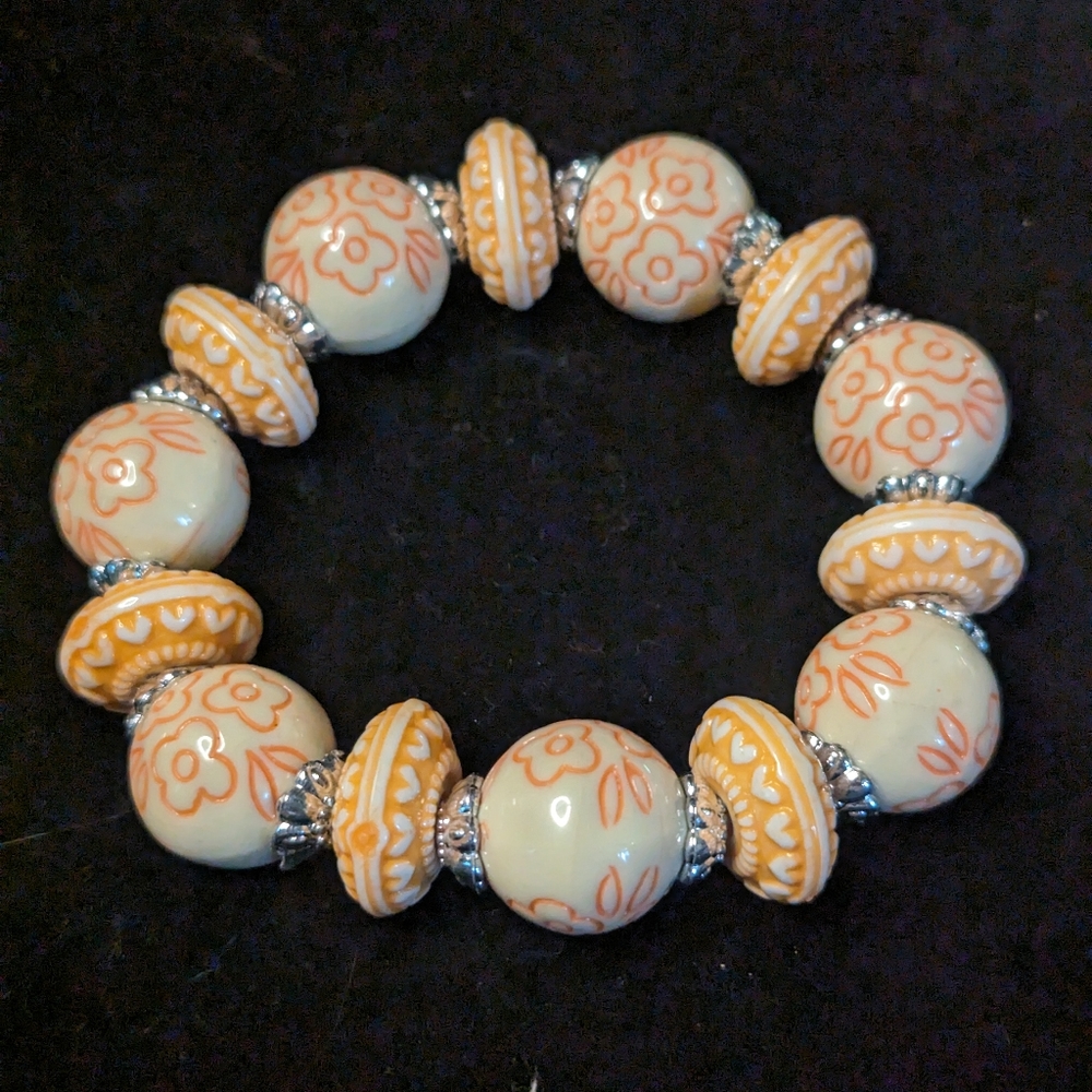 Beautiful Floral Stretch Bracelet